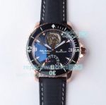 Replica JB Factory Blancpain Fifty Fathoms Tourbillon 8 Days Watch Rose Gold Case